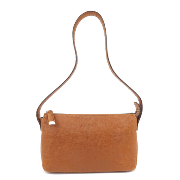 Loewe Logo Leather Shoulder Bag