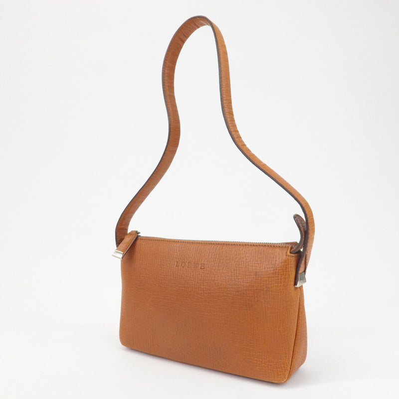 Loewe Logo Leather Shoulder Bag