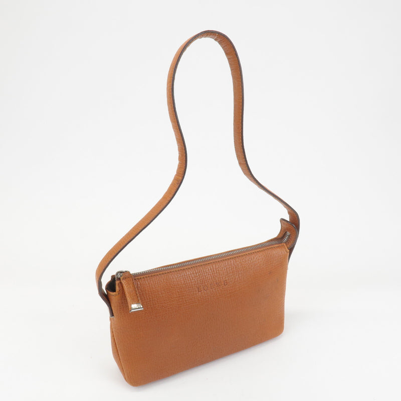 Loewe Logo Leather Shoulder Bag
