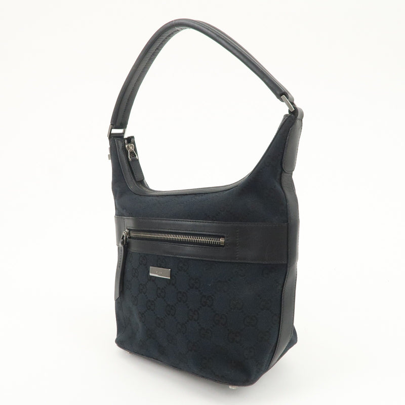 Gucci Gg Canvas Leather Shoulder