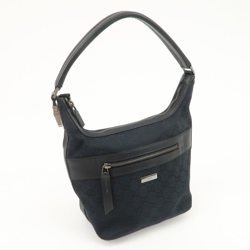 Gucci Gg Canvas Leather Shoulder