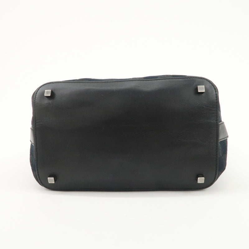 Gucci Gg Canvas Leather Shoulder