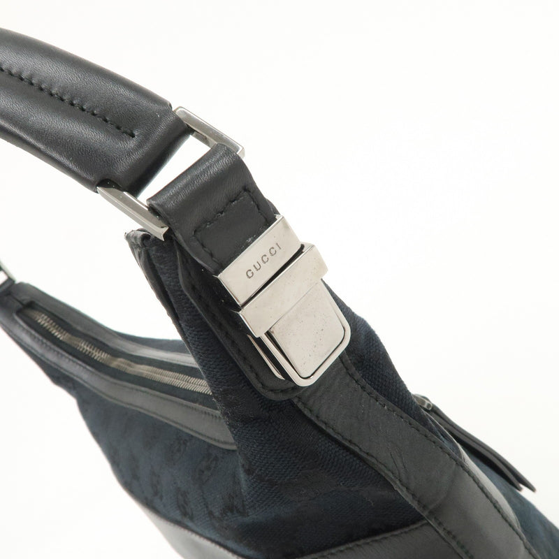 Gucci Gg Canvas Leather Shoulder