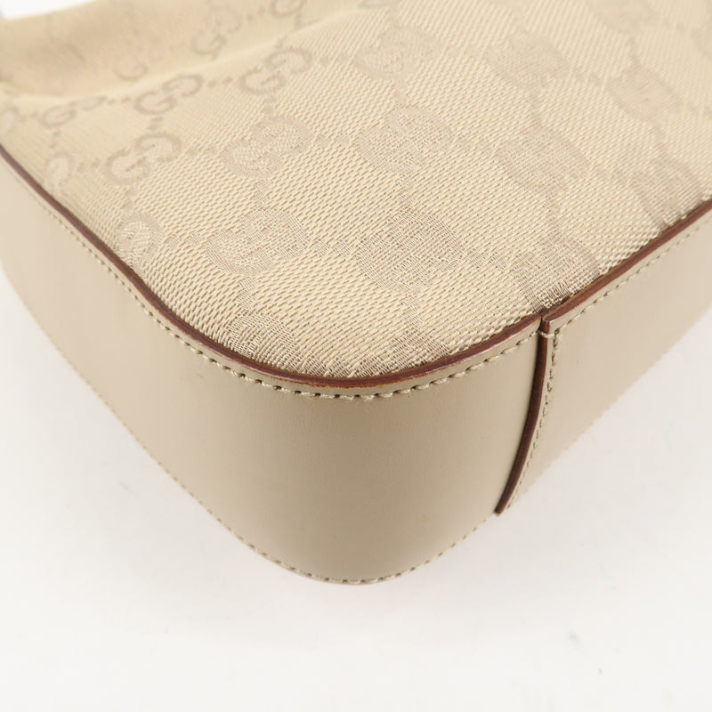 Gucci Gg Canvas Leather Shoulder