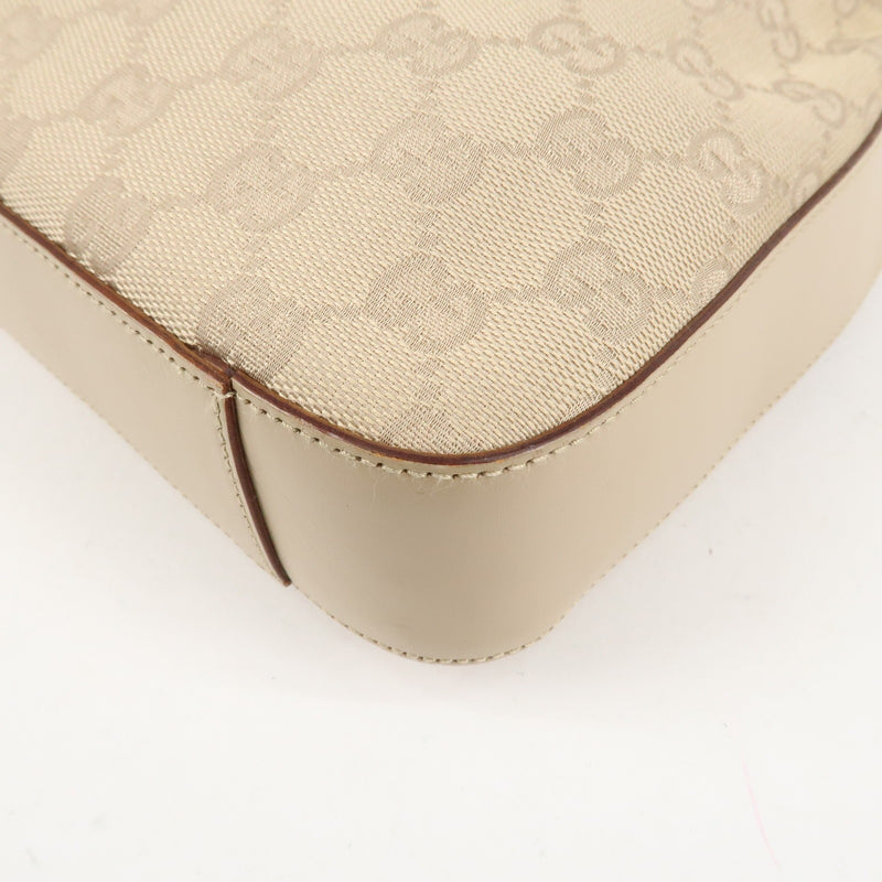 Gucci Gg Canvas Leather Shoulder
