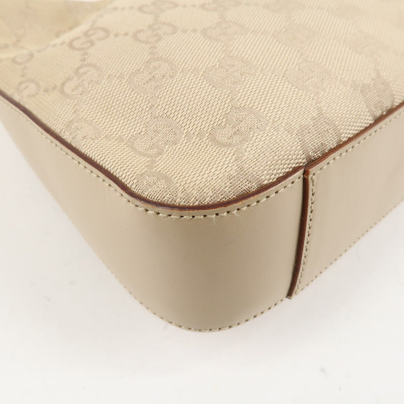 Gucci Gg Canvas Leather Shoulder