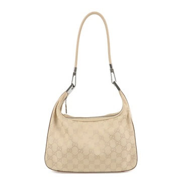 Gucci Gg Canvas Leather Shoulder