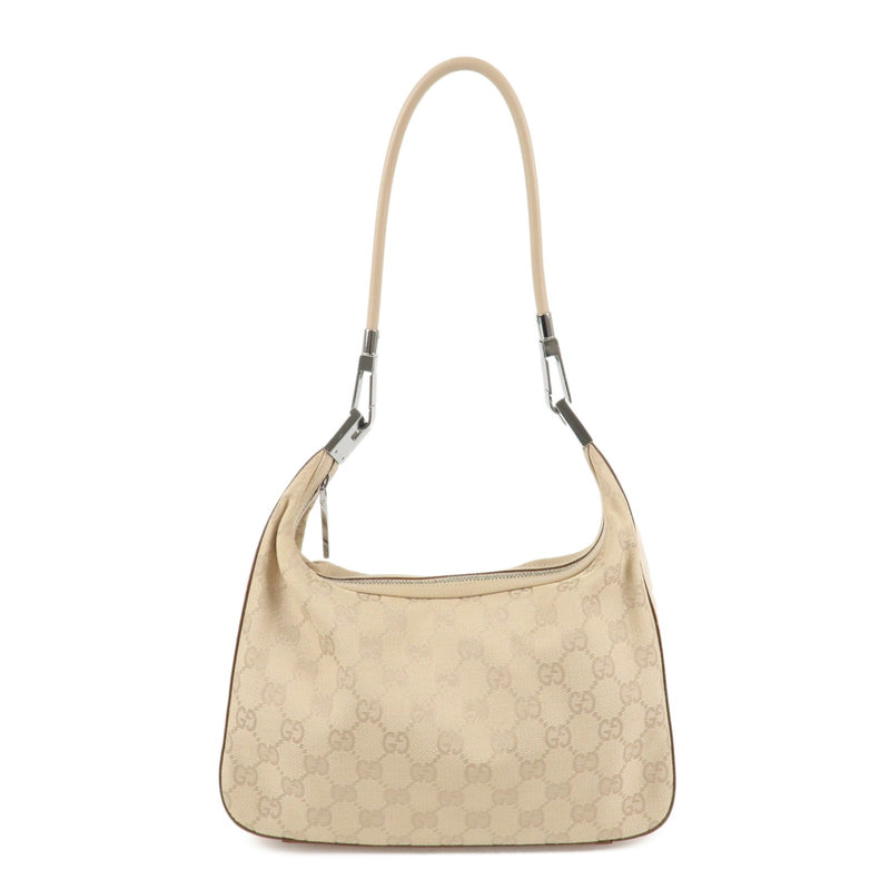 Gucci Gg Canvas Leather Shoulder