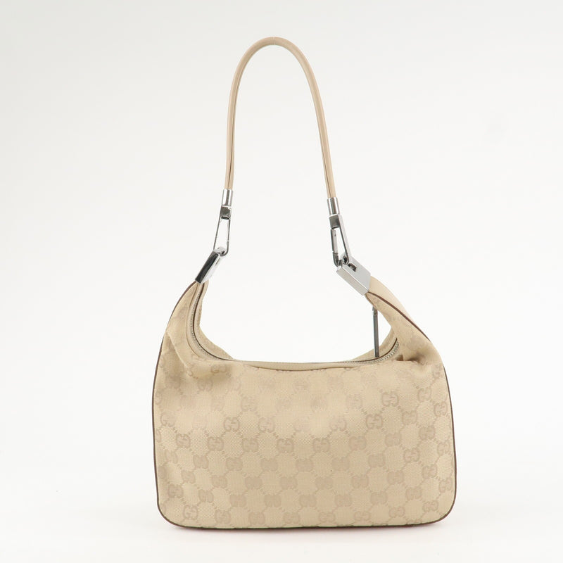 Gucci Gg Canvas Leather Shoulder