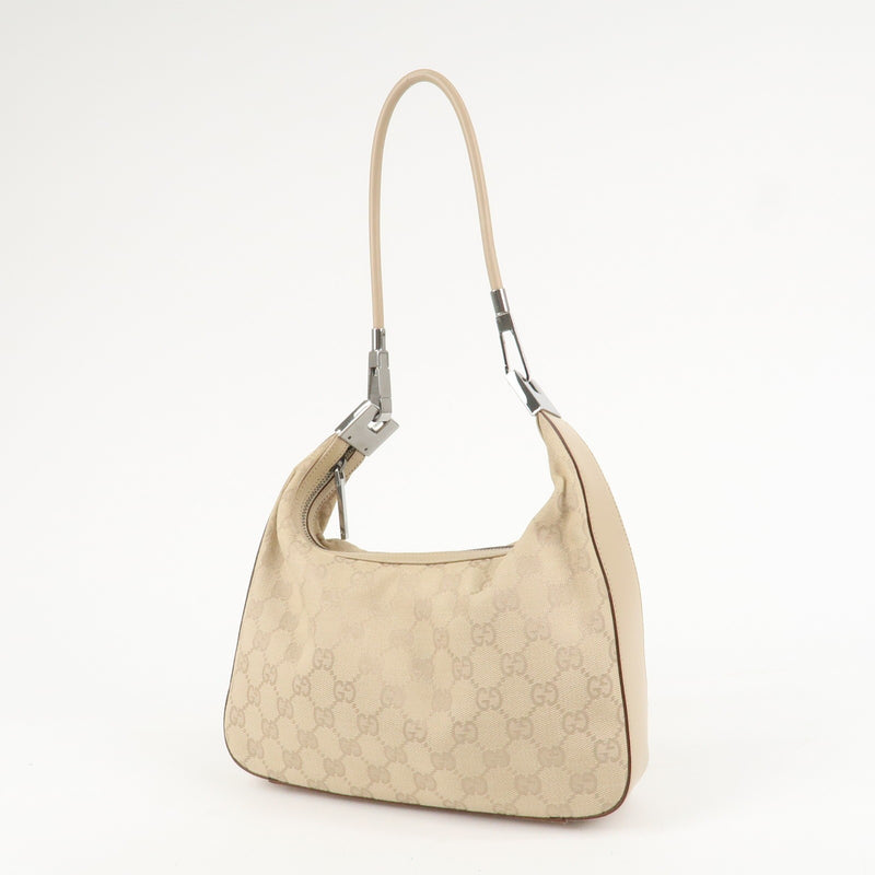 Gucci Gg Canvas Leather Shoulder
