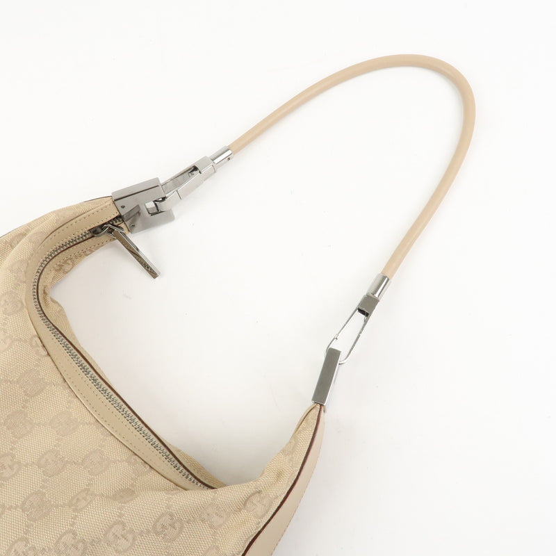 Gucci Gg Canvas Leather Shoulder