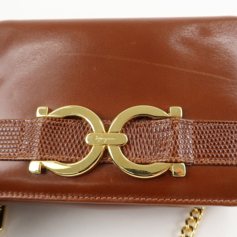 Ferragamo Gancini Leather Chain
