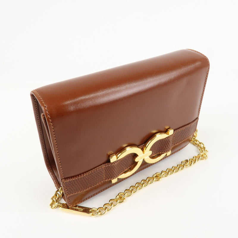 Ferragamo Gancini Leather Chain