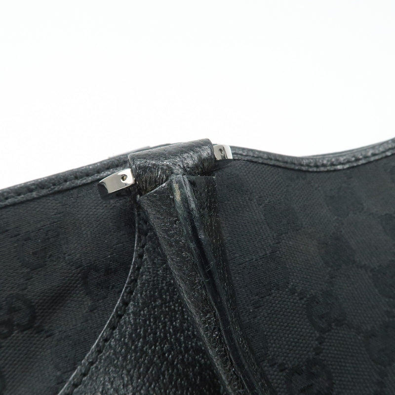 Gucci Gg Canvas Leather Tote Bag