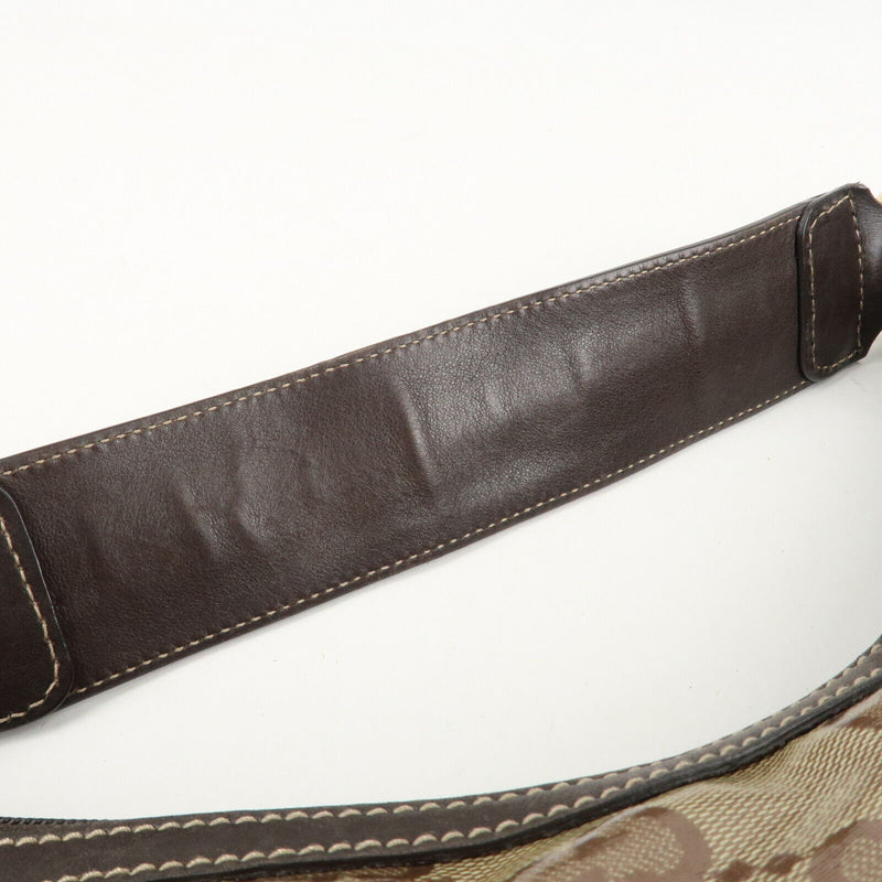 Gucci Gg Crystal Leather Shoulder