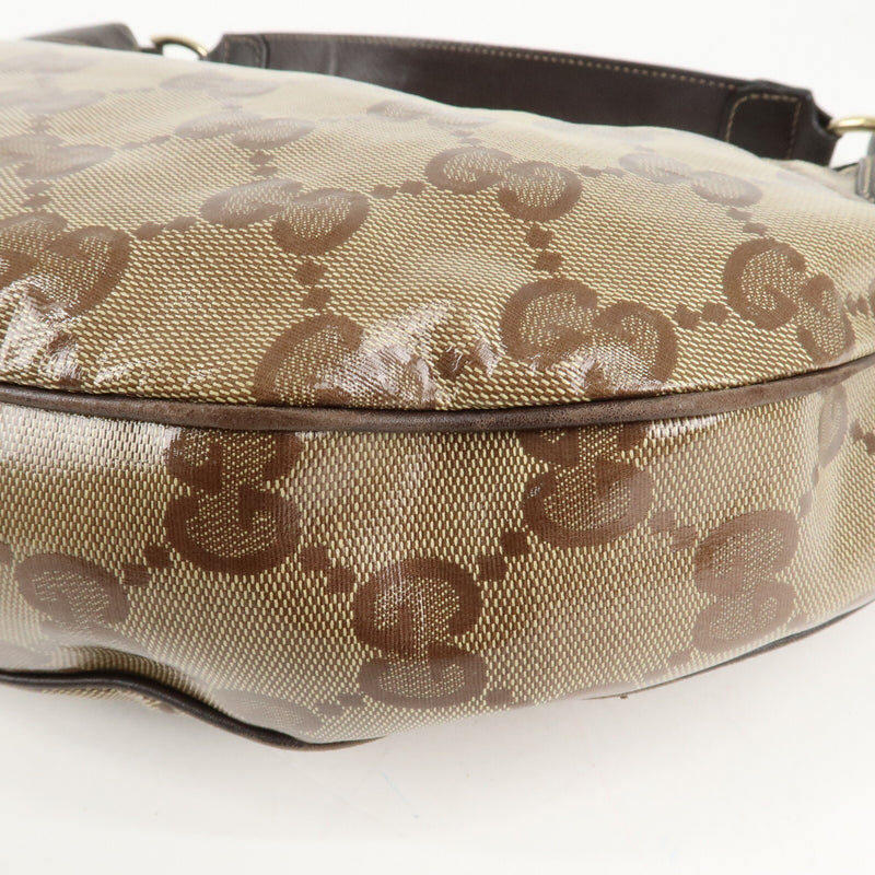 Gucci Gg Crystal Leather Shoulder