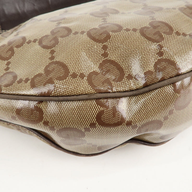 Gucci Gg Crystal Leather Shoulder