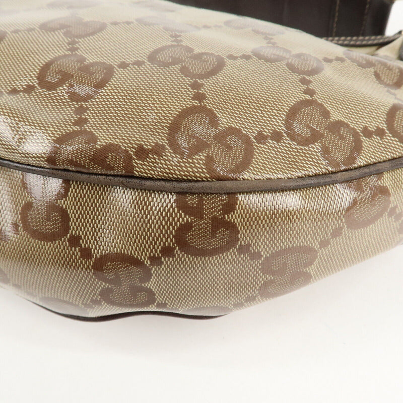 Gucci Gg Crystal Leather Shoulder