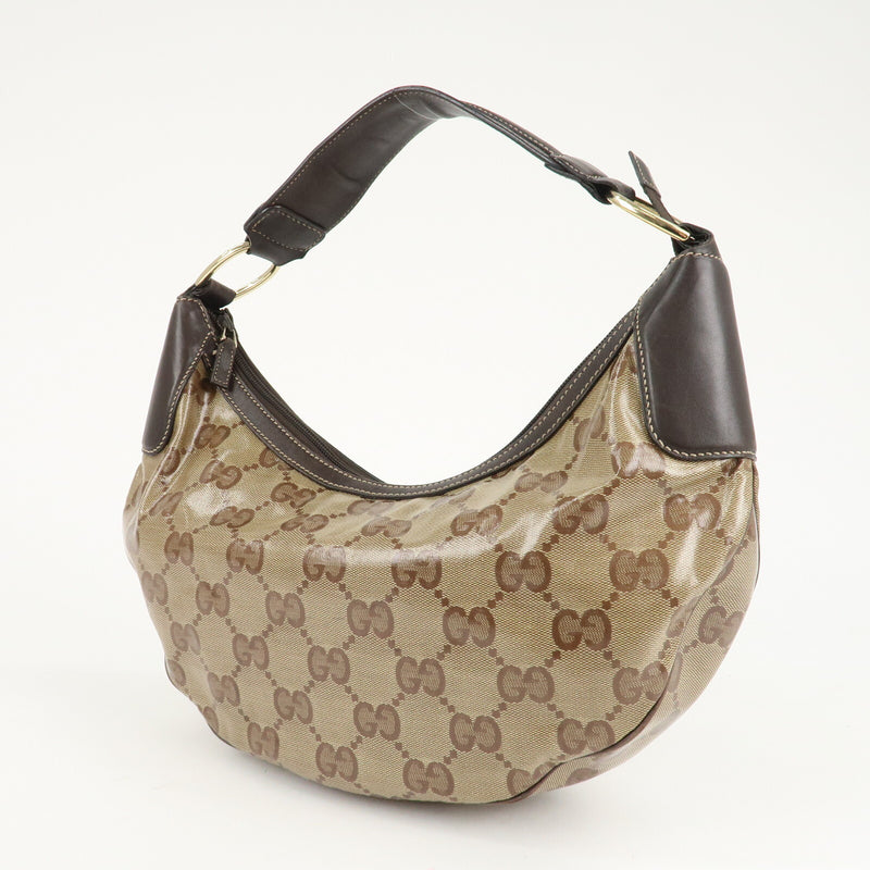 Gucci Gg Crystal Leather Shoulder