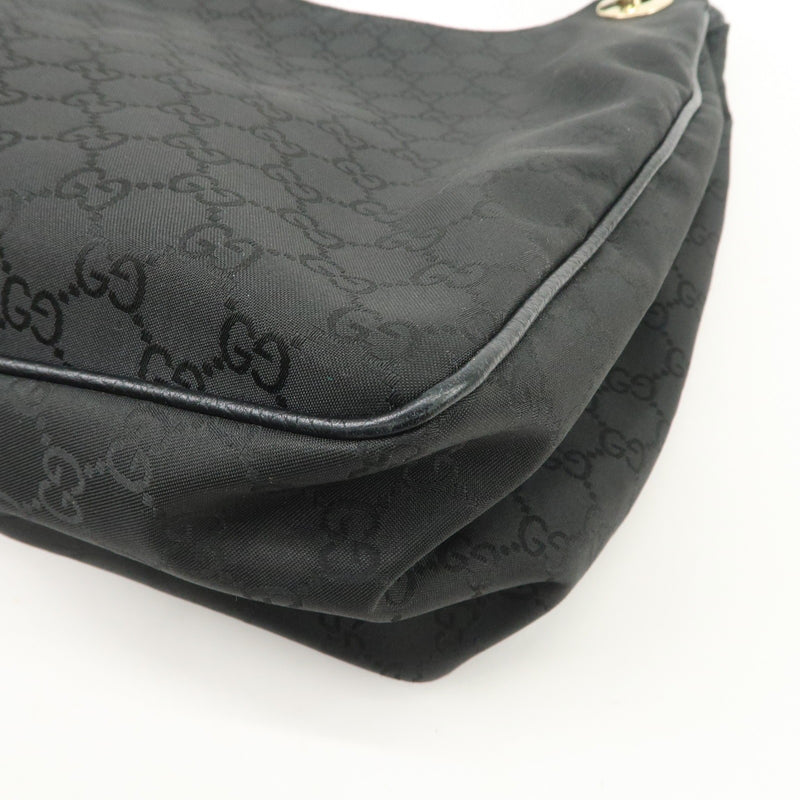Gucci Gg Nylon Leather Shoulder Bag