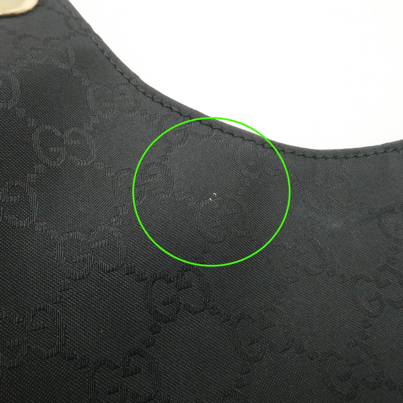 Gucci Gg Nylon Leather Shoulder Bag