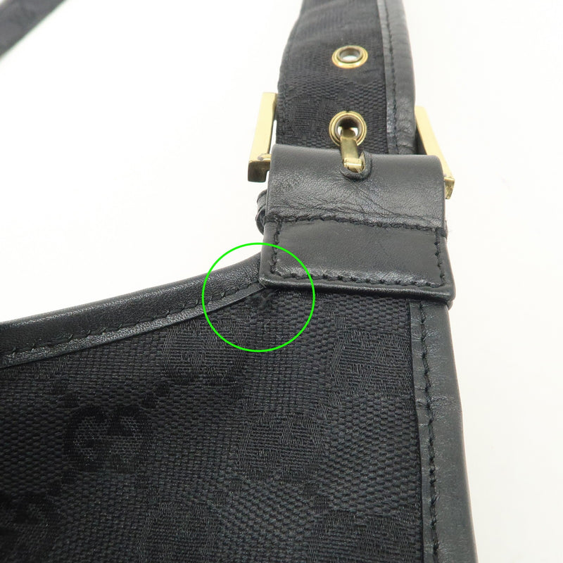 Gucci Gg Canvas Leather Shoulder
