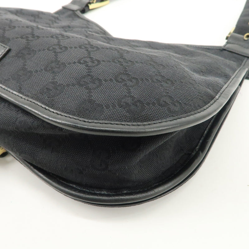 Gucci Gg Canvas Leather Shoulder