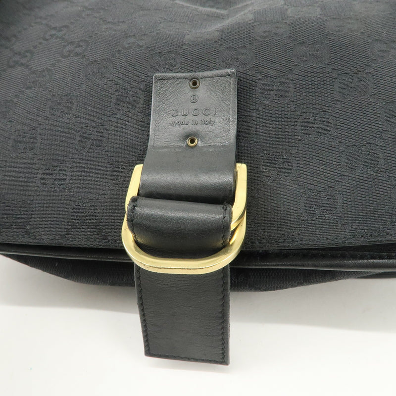 Gucci Gg Canvas Leather Shoulder