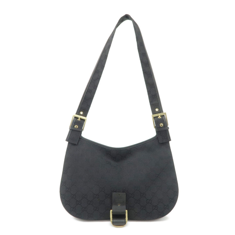 Gucci Gg Canvas Leather Shoulder