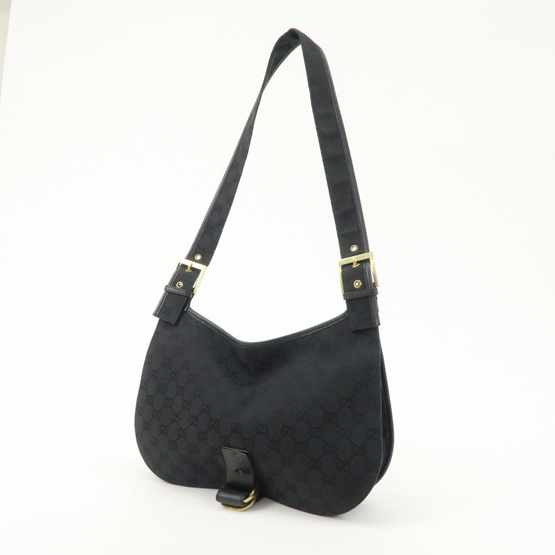 Gucci Gg Canvas Leather Shoulder