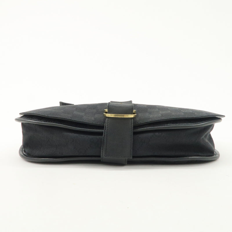 Gucci Gg Canvas Leather Shoulder