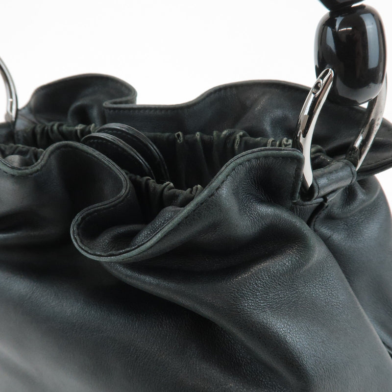 Christian Dior Maris Pearl Leather
