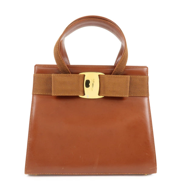 Ferragamo Vara Leather Hand Bag