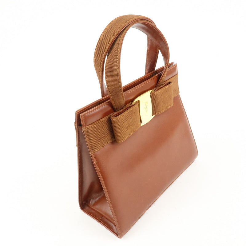 Ferragamo Vara Leather Hand Bag