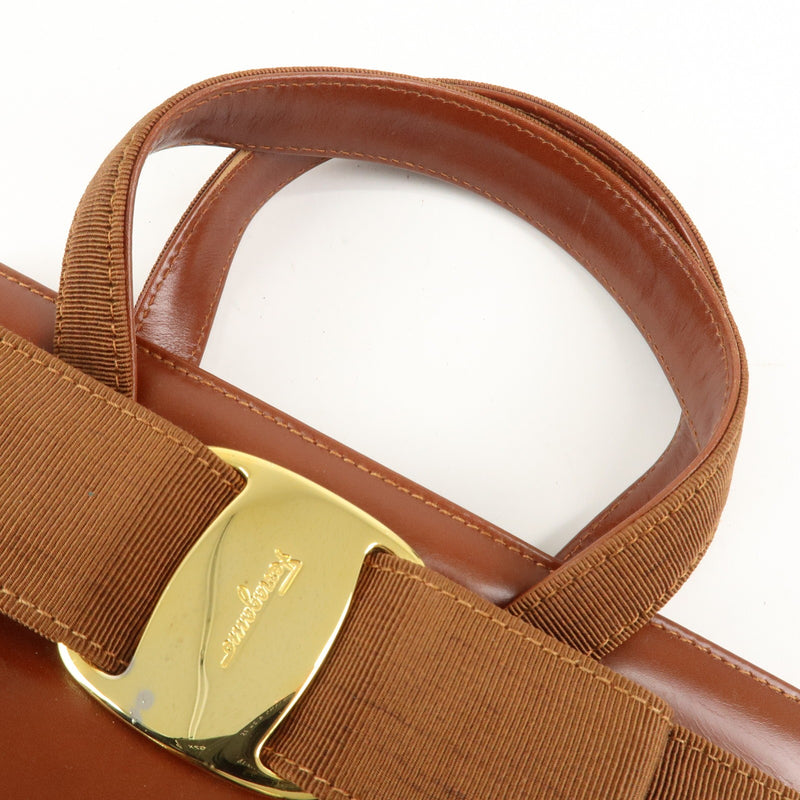 Ferragamo Vara Leather Hand Bag