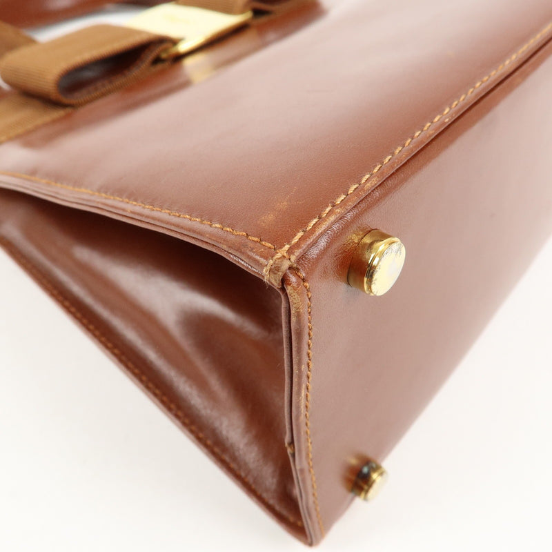 Ferragamo Vara Leather Hand Bag
