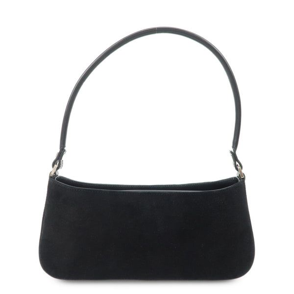 Ferragamo Logo Leather Suede