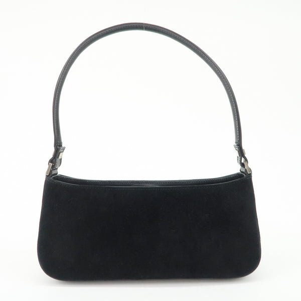 Ferragamo Logo Leather Suede