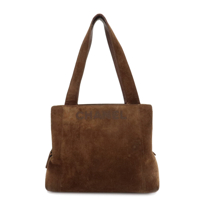 Chanel Suede Tote Bag Shoulder Hand