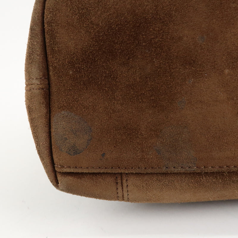 Chanel Suede Tote Bag Shoulder Hand