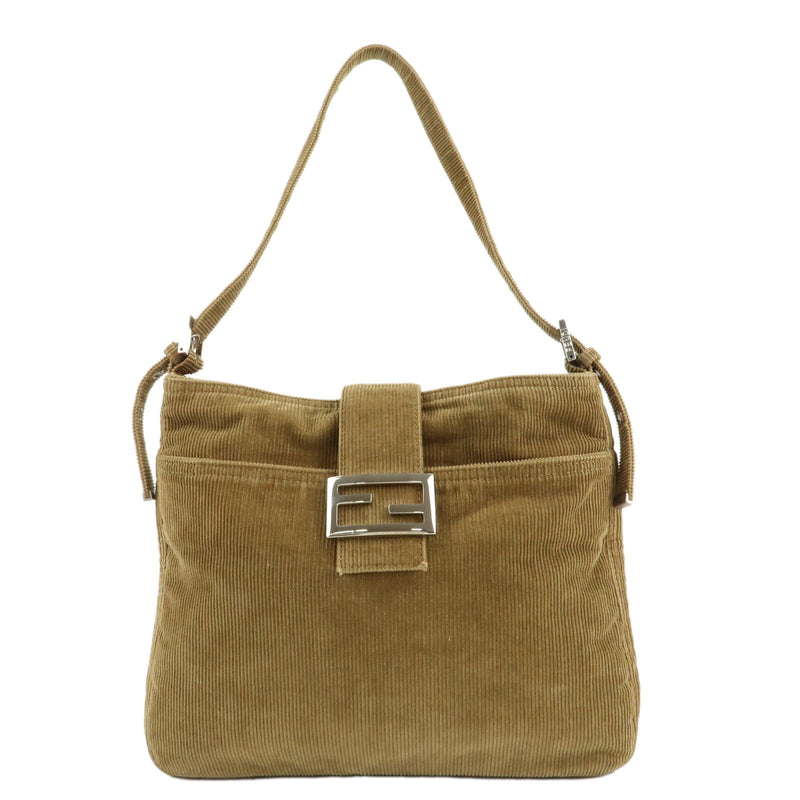 Fendi Corduroy Shoulder Bag Hand