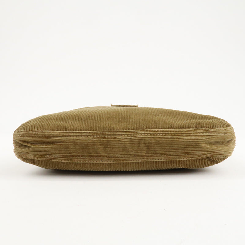 Fendi Corduroy Shoulder Bag Hand