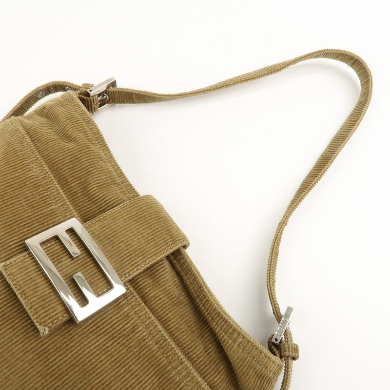 Fendi Corduroy Shoulder Bag Hand