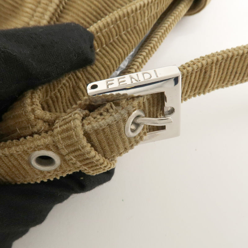 Fendi Corduroy Shoulder Bag Hand