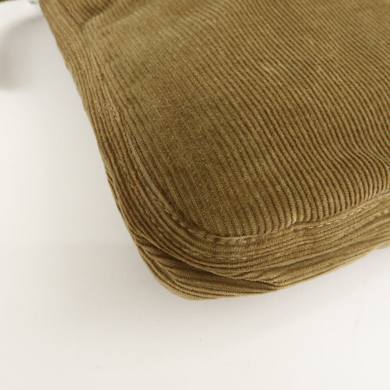 Fendi Corduroy Shoulder Bag Hand