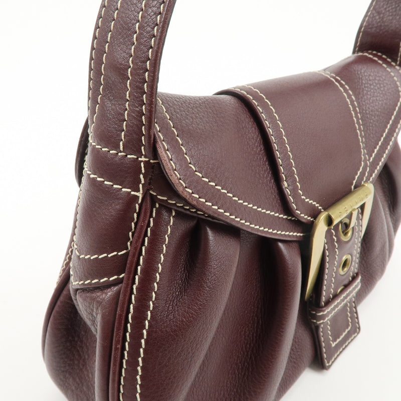 Celine Leather Shoulder Bag Hand