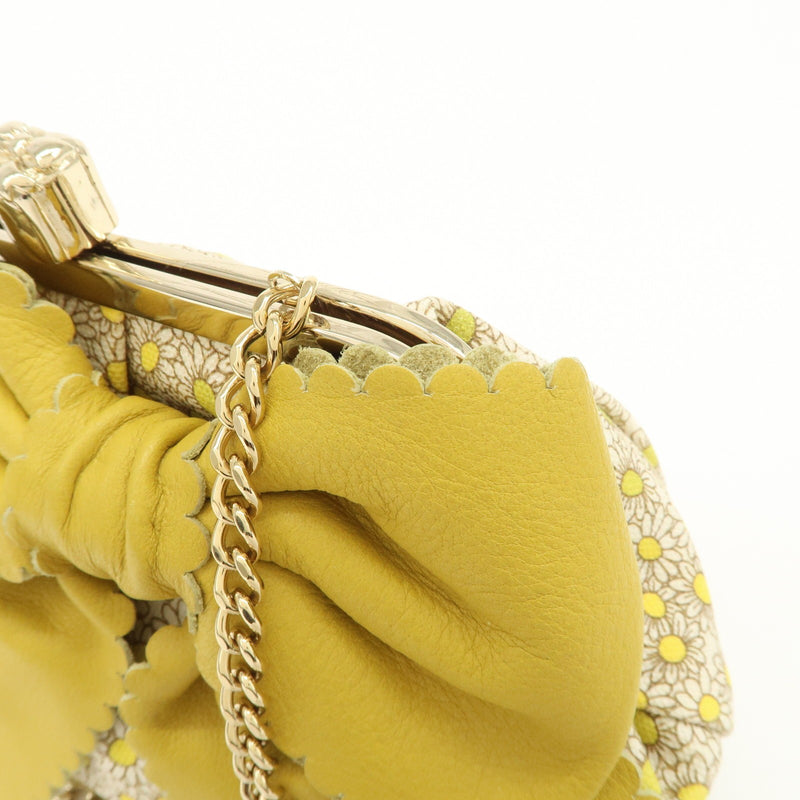 Valentino Canvas Leather Chain
