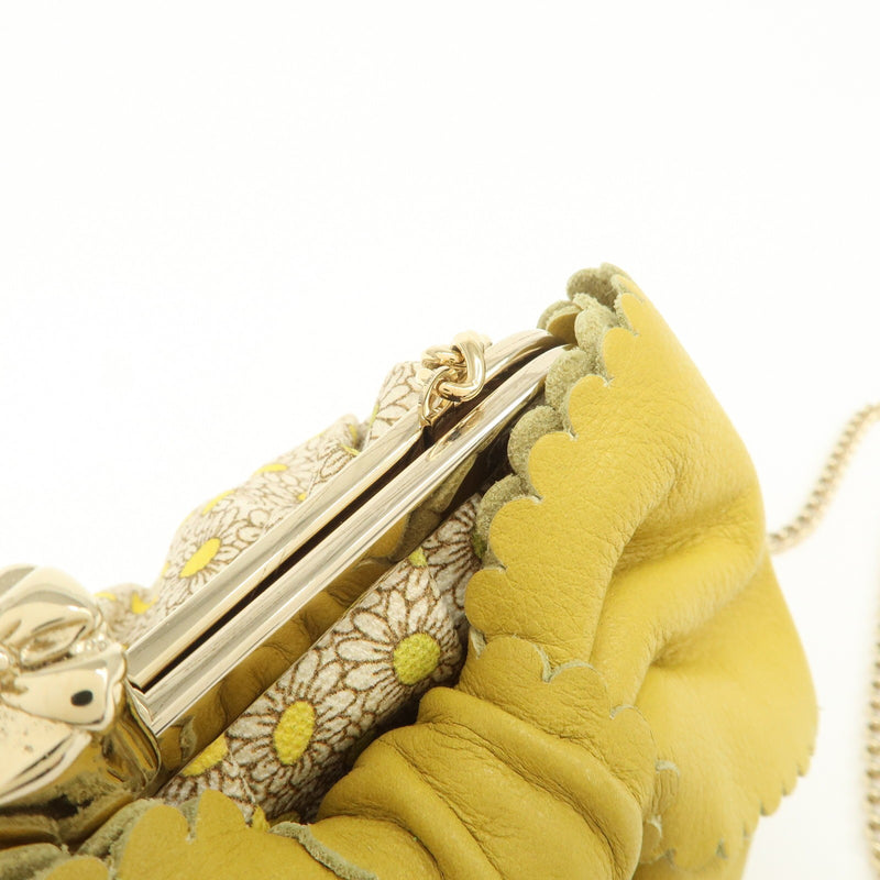 Valentino Canvas Leather Chain