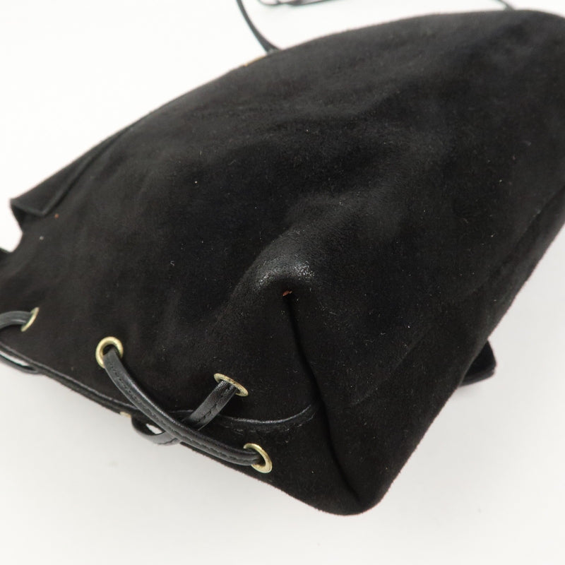 Gucci Suede Leather Heart Shoulder