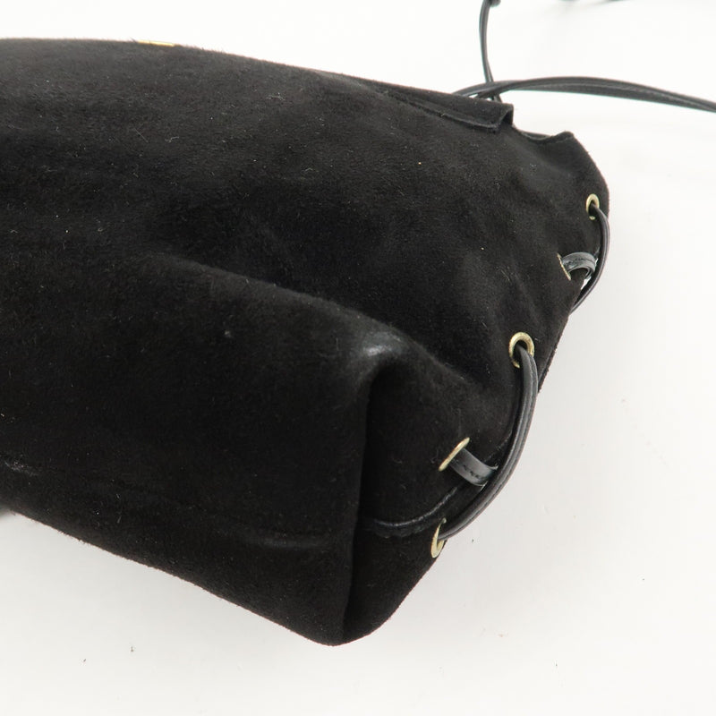 Gucci Suede Leather Heart Shoulder